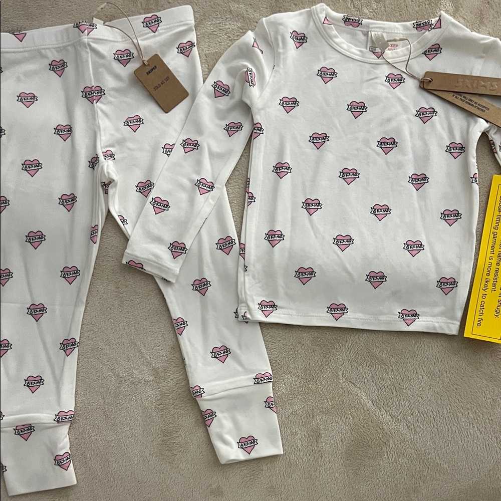 🌸 Skims Kids Pajama Sleep Set Valentines 2026